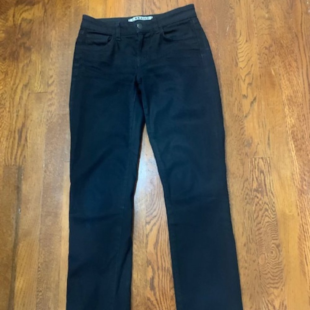 J Brand Black Jeans Straight Leg, Size 27